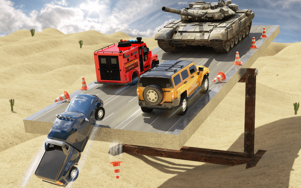 SeeSaw Car Balance Ramp Stunts - عکس بازی موبایلی اندروید