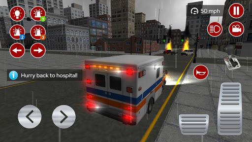 American Ambulance Emergency S - Gameplay image of android game