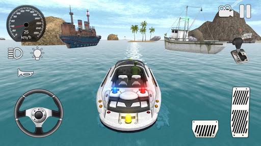 American Boat Coast Lifeguard Rescue 2021 - Gameplay image of android game