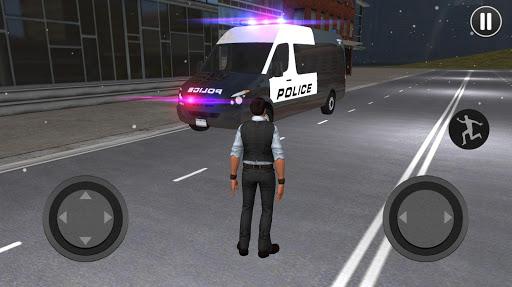 American Police Van Driving - Gameplay image of android game