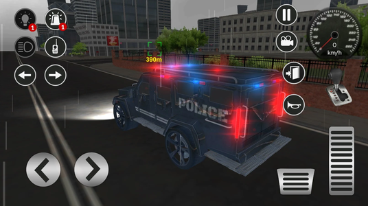 US Armored Police Truck Drive: - Gameplay image of android game