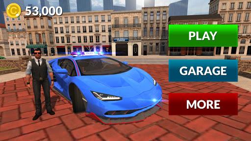 Extreme Police Car Driving: Police Games 2020 - Gameplay image of android game
