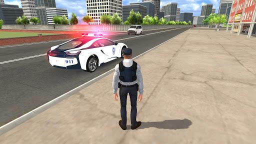 American i8 Police Car Game 3D - Gameplay image of android game