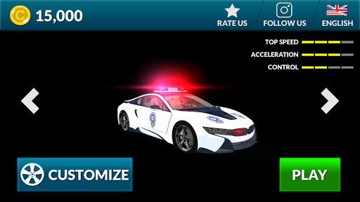 American i8 Police Car Game 3D - Gameplay image of android game