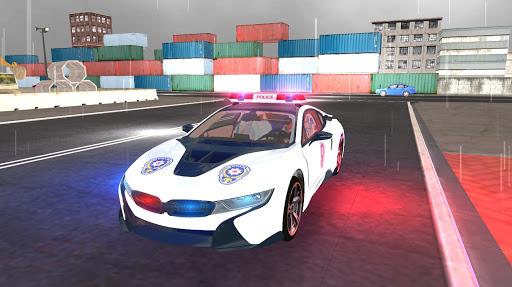 American i8 Police Car Game 3D - Gameplay image of android game