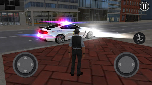 Mustang Police Car Driving Game 2021 - Image screenshot of android app