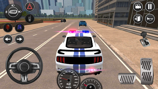 Mustang Police Car Driving Game 2021 - Image screenshot of android app
