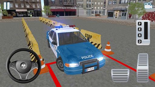 Police Car Parking PRO: Car Parking Games 2020 - Gameplay image of android game
