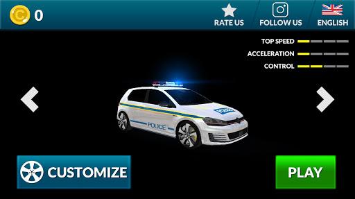 Police Car Game Simulation - Gameplay image of android game