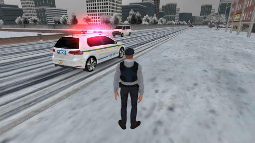 Police Car Game Simulation - Gameplay image of android game