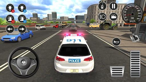Police Car Game Simulation - Gameplay image of android game