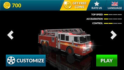 Fire Truck Driving Simulator - عکس بازی موبایلی اندروید