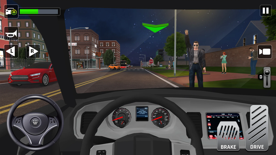City Taxi Driving 3D Simulator - Gameplay image of android game