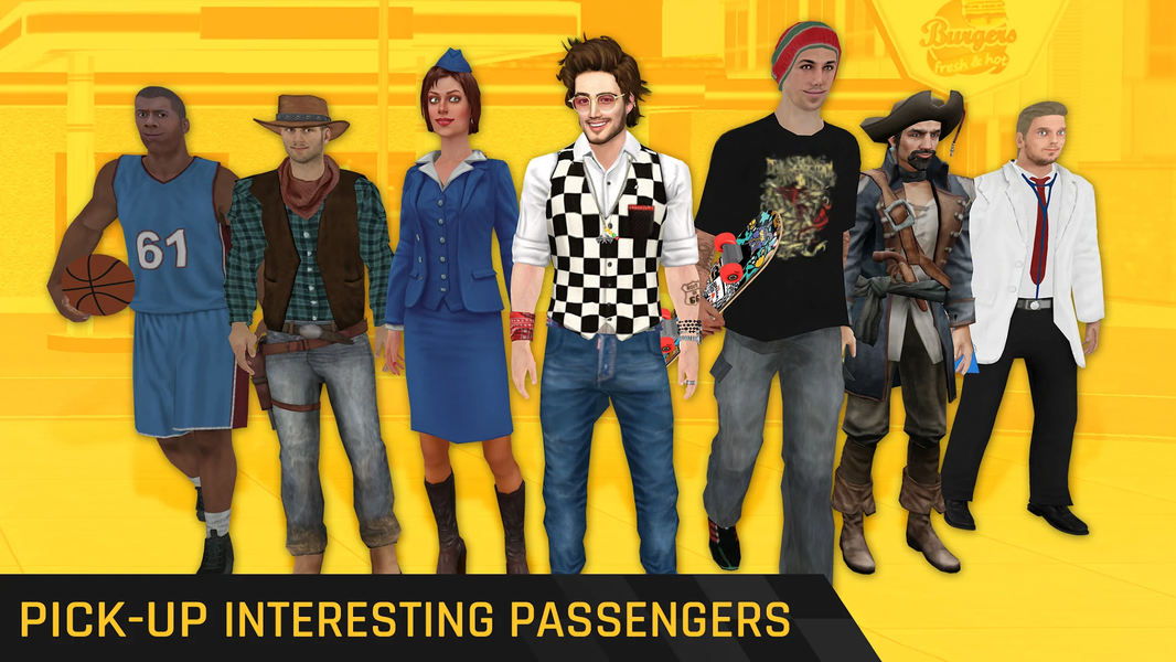 City Taxi Driving 3D Simulator - Gameplay image of android game