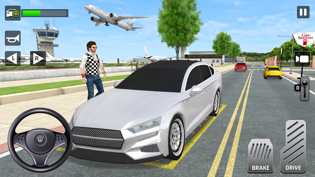 City Taxi Driving 3D Simulator - Gameplay image of android game