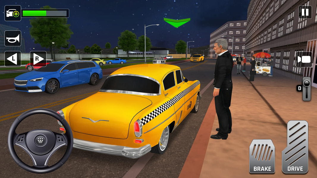 City Taxi Driving 3D Simulator - Gameplay image of android game