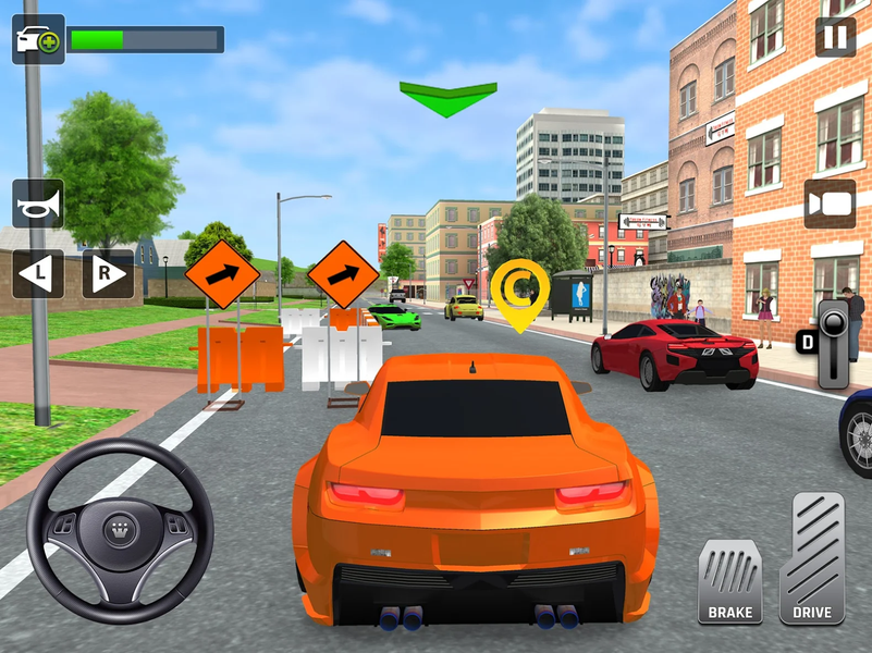 City Taxi Driving 3D Simulator - Gameplay image of android game
