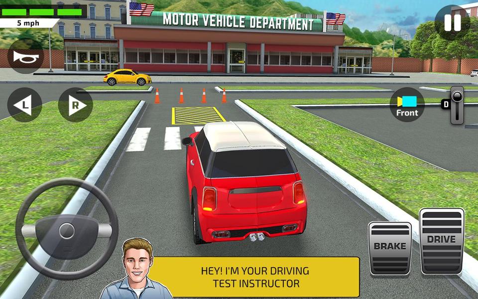 City Car Driving & Parking School Test Simulator – آموزش رانندگی در شهر - عکس بازی موبایلی اندروید