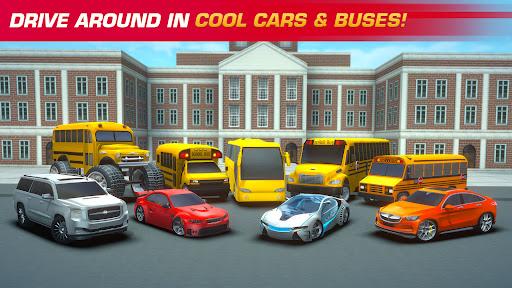 School Bus Simulator Driving - Gameplay image of android game