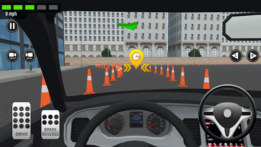 Emergency Car Driving Simulator - Gameplay image of android game