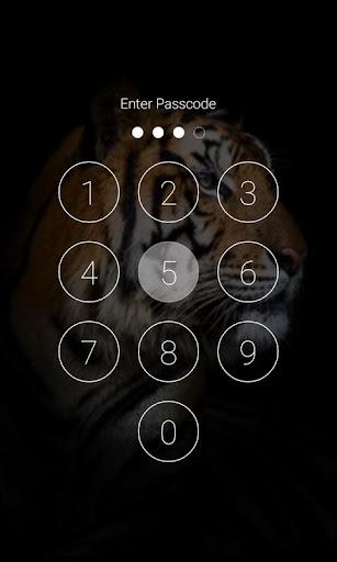 Tiger Lock Screen Wallpaper Hd - Image screenshot of android app