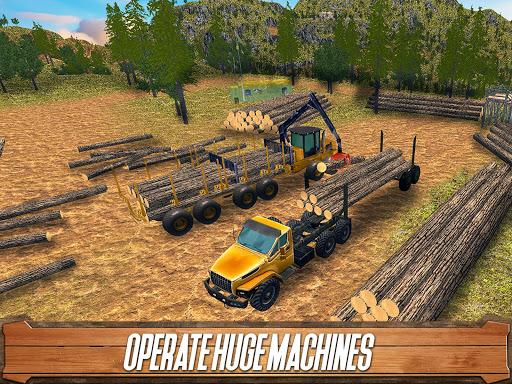 Sawmill Driver: Logging Truck & Forest Harvester - عکس بازی موبایلی اندروید