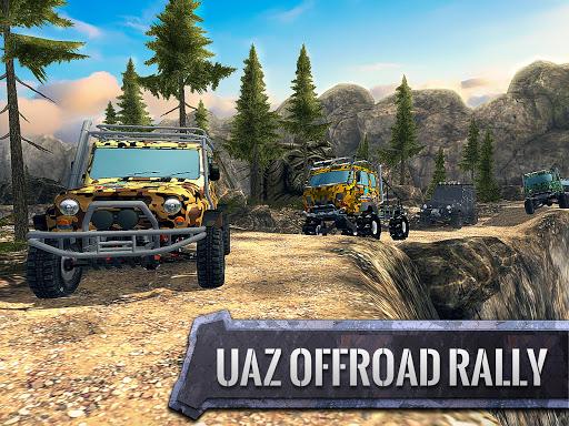 🚗🏁UAZ 4x4: Dirt Offroad Rally Racing Simulator - Gameplay image of android game