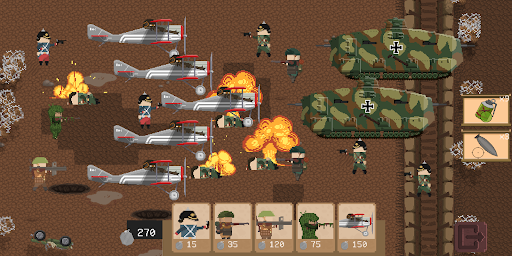 Trench Warfare - WW1 War Games - Gameplay image of android game
