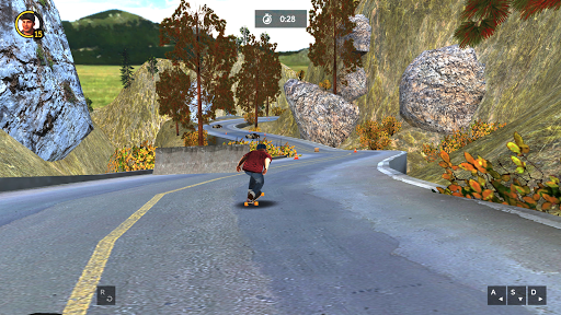 Longboard Simulator 3D: Skater - عکس برنامه موبایلی اندروید