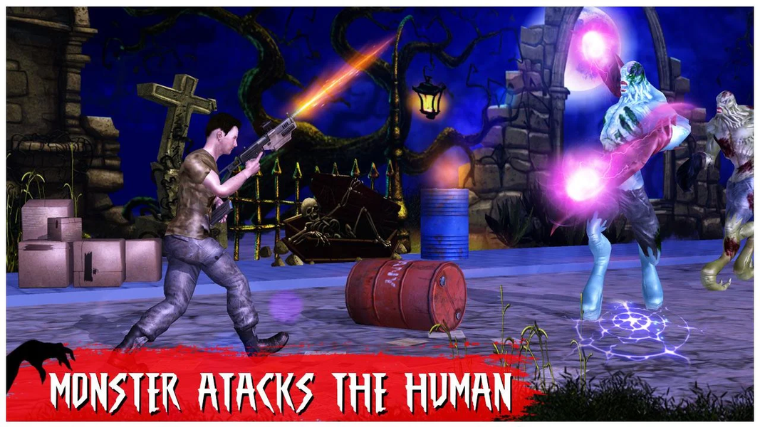 Zombie Shooter: Zombie Hunter - Gameplay image of android game