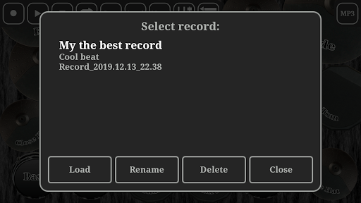 Electronic drum kit - Gameplay image of android game