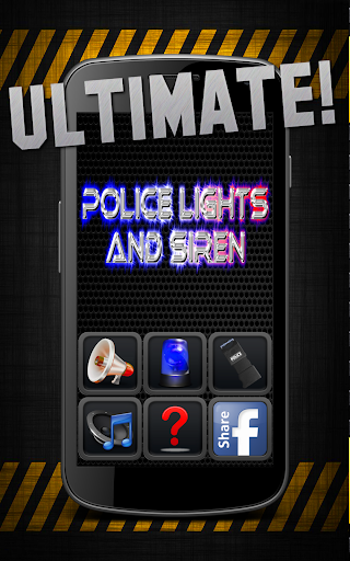 Police Lights & Siren Ultimate Prank - Image screenshot of android app