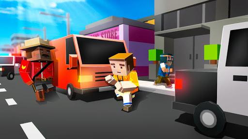 Cube Car Theft Race 3D - عکس بازی موبایلی اندروید