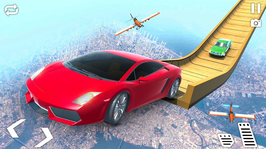 Mega Sky Ramp: Car Drive Game - عکس برنامه موبایلی اندروید