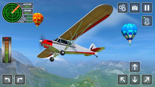 Flight Simulator 3D Plane Game - Gameplay image of android game