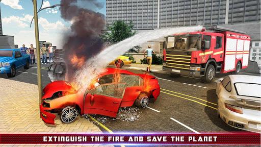 Robot Fire Rescue: Truck Games - عکس بازی موبایلی اندروید