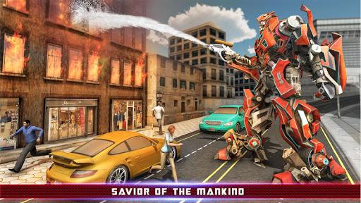Robot Fire Rescue: Truck Games - عکس بازی موبایلی اندروید
