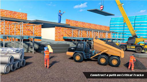Construction Games: Snow Games - Gameplay image of android game