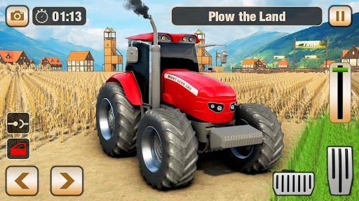 Real Tractor Driving Simulator - عکس بازی موبایلی اندروید