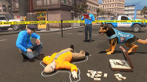 US Police Dog Chase Games Gangster Chase Cop Games - Gameplay image of android game