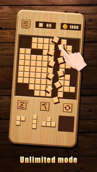 Woody Block Brain Test - Gameplay image of android game