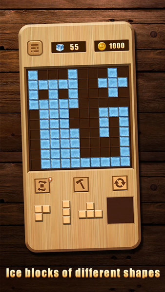 Woody Block Brain Test - Gameplay image of android game