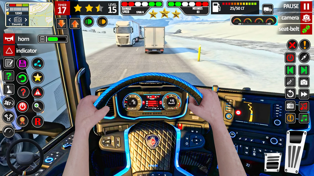 Real Truck Driving Truck Games - Gameplay image of android game