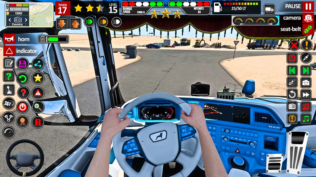 Real Truck Driving Truck Games - Gameplay image of android game