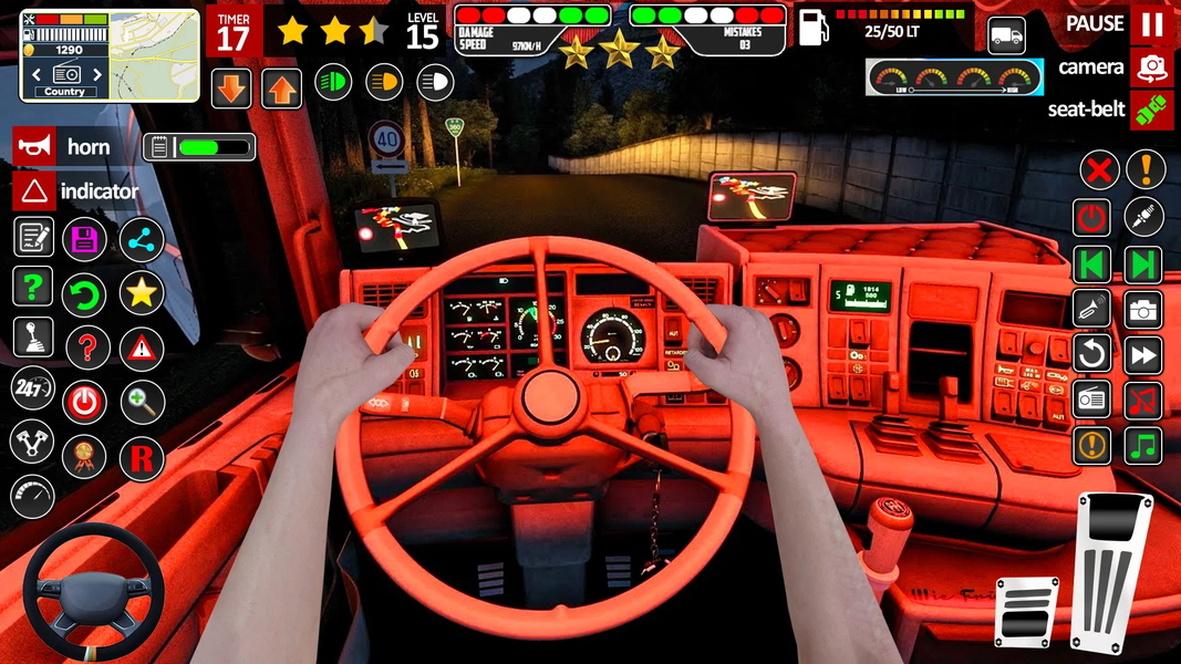 Real Truck Driving Truck Games - Gameplay image of android game