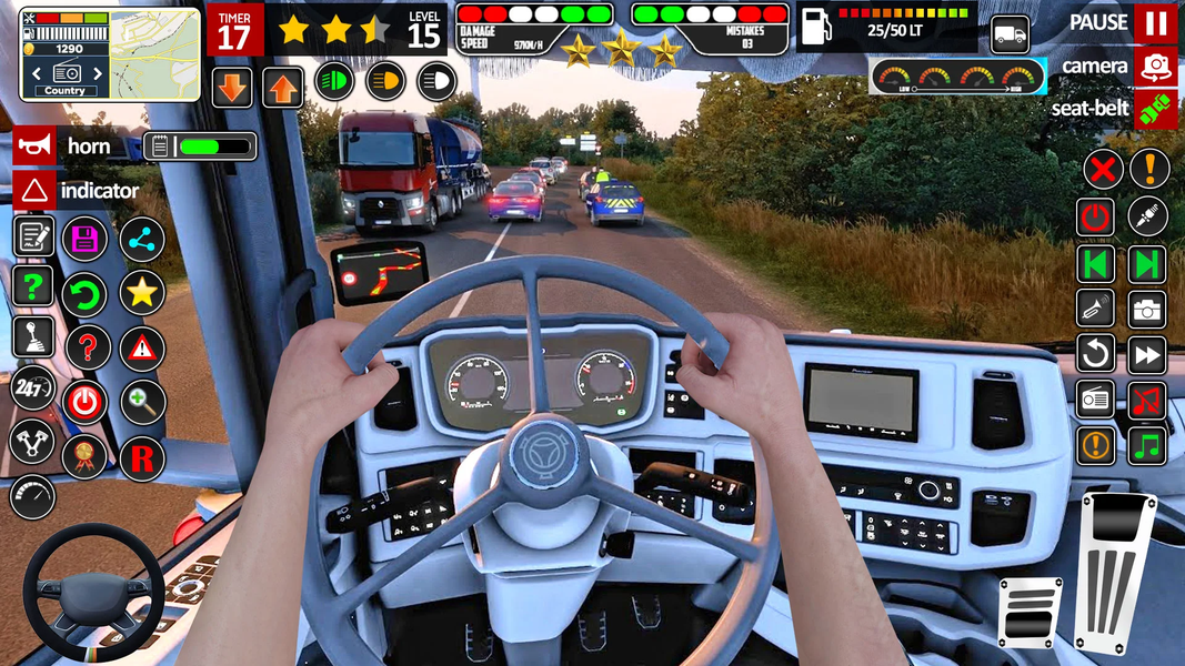 Real Truck Driving Truck Games - Gameplay image of android game