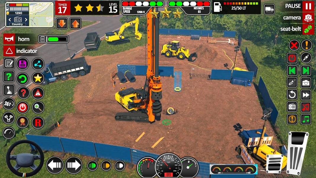 JCB Game Snow Excavator Games - عکس بازی موبایلی اندروید