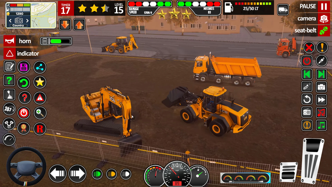 JCB Game Snow Excavator Games - عکس بازی موبایلی اندروید