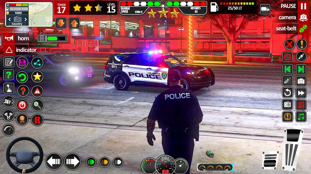 Police Car Chase: Police Game - Gameplay image of android game