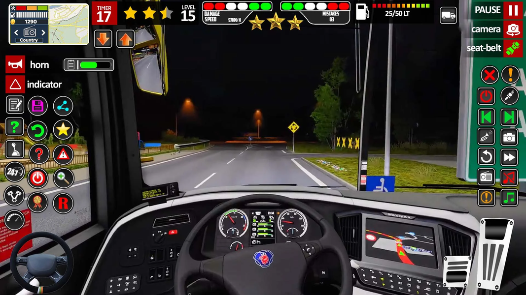 Real Bus Games - Bus Simulator - Gameplay image of android game